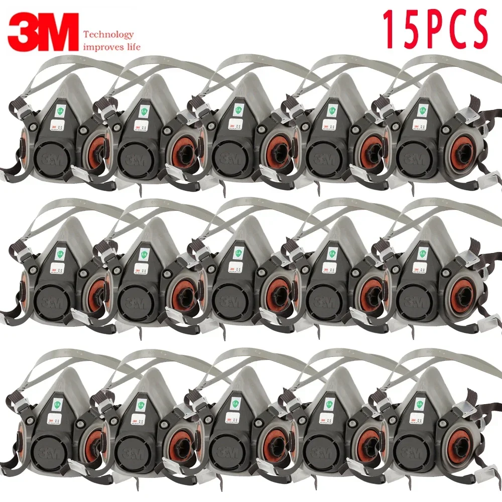 Dust Mask Construction - 15p 3m 6200 máscara de gás
