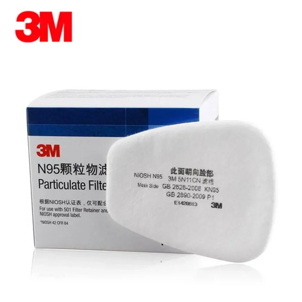 Dust Mask Construction - 10 unidades/caixa Filtros de Algodão 3M