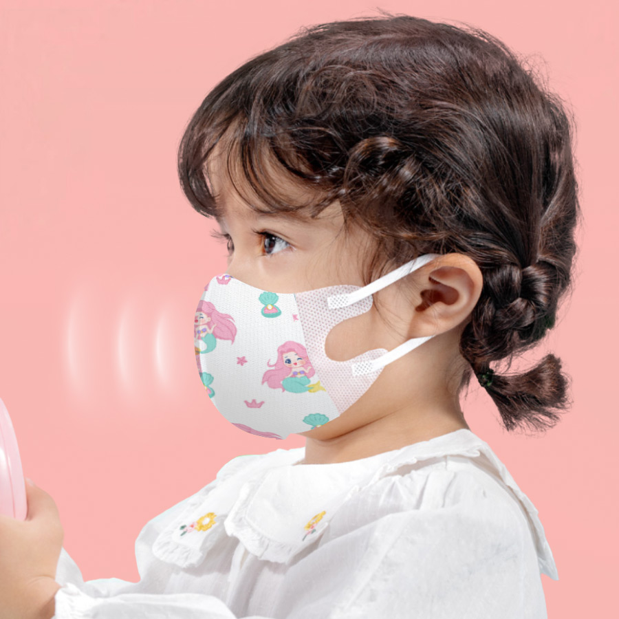 Kids Face Mask - 30 pçs máscara facial 3d crianças