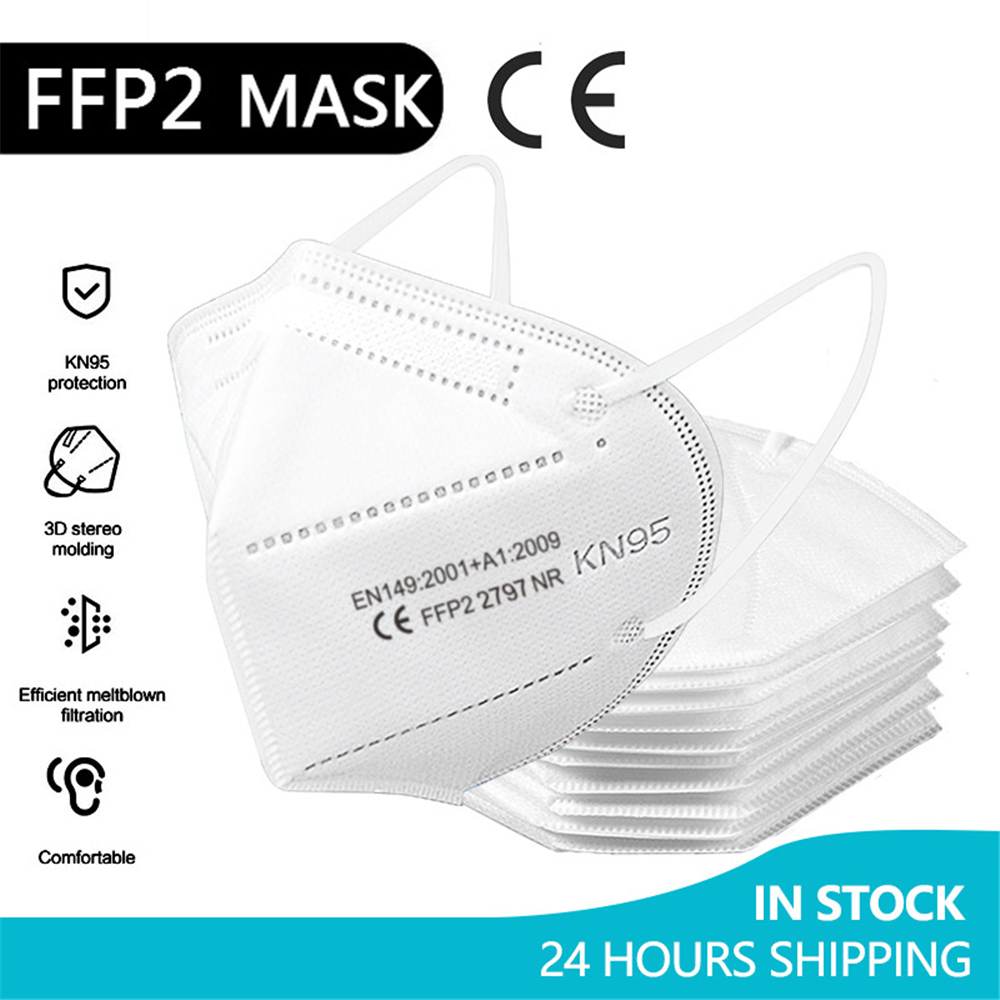 Disposable Surgical Mask - 10-100 peças ffp2mask CE Mascarillas Kn95