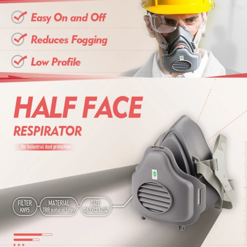 Máscara contra poeira, proteçã - Dust Mask Construction avaliação e preço