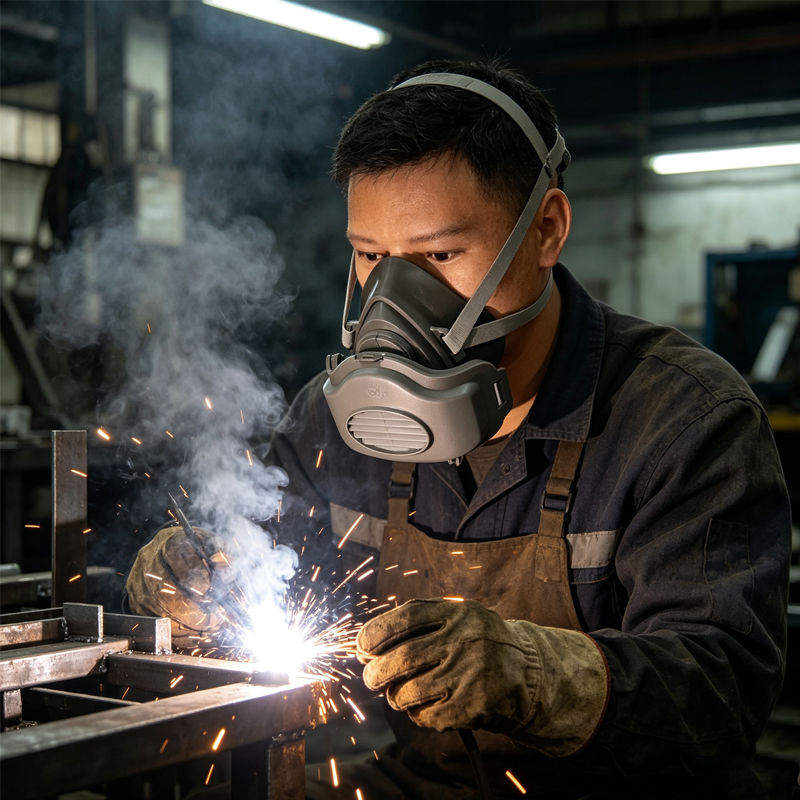 1 unidade de máscara de gás an - Dust Mask Construction avaliação e preço